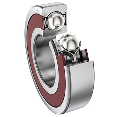 Nsk Single Row Ball Bearing; 25MM Bore; 52MM Outside Diameter; 15MM Outer Race width 6205DDU